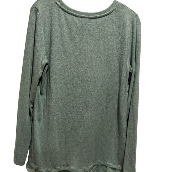 LC Lauren Conrad Green Flowy Sweater - Picture 3 of 3